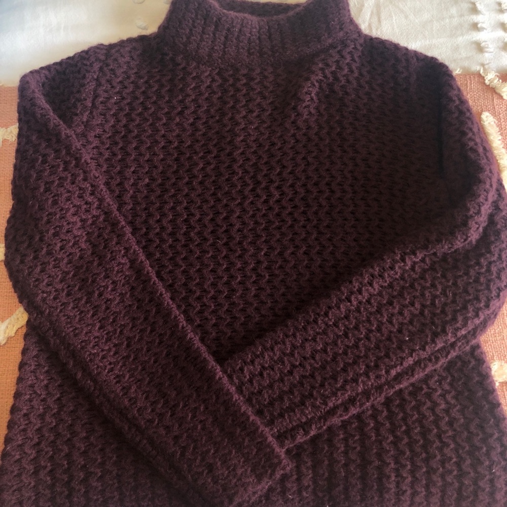 halogen purple sweater